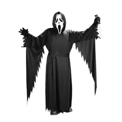 Abbildung von CHAKS Hexen Kostüm Scream &#039;Ghost Face&#039; für Jugendliche 3 tlg.