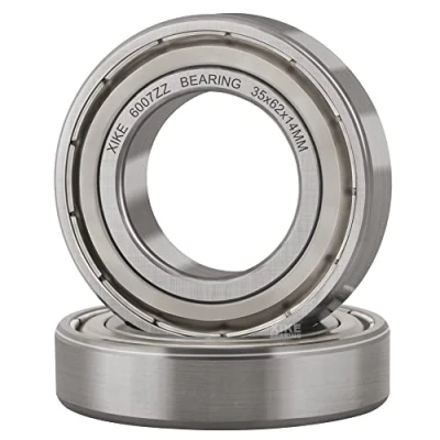 Abbildung von XiKe 2 Stück 6007 ZZ Kugellager 35x62x14mm Chromstahl und Doppelte Metalldichtung 6007Z Rillenkugellager mit Dichtungen