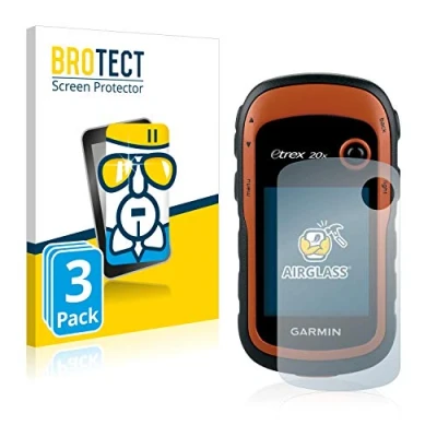 Abbildung von BROTECT Schutzglas für Garmin eTrex 20x (3 Stück) Schutzfolie Panzer Folie Glas [Extrem Kratzfest 9H, Anti Fingerprint, Ultra Transparent]