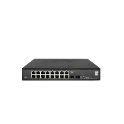 Abbildung von LevelOne GES 2118 Hilbert 18 Port Gigabit Smart Lite Switch, 16 x RJ45, 2 SFP