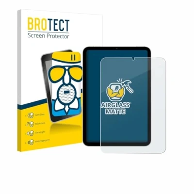 Abbildung von BROTECT Entspiegelungs Schutzglas für Apple iPad Mini 7 WiFi 2024 Schutz Folie Panzerfolie Glas Matt [Extrem Kratzfest 9H, Anti Reflex]