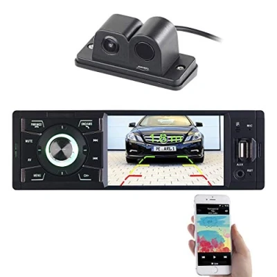 Abbildung von Creasono 1 DIN Autoradio: MP3 Autoradio mit TFT Farbdisplay und Farb Rückfahrkamera (MP3 Auto Radio, Bildschirm, Lautsprecher)