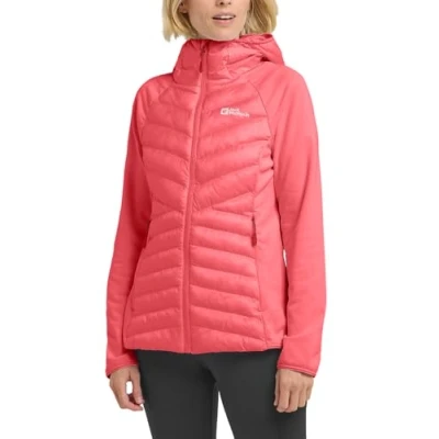 Abbildung von Jack Wolfskin Damen Routeburn Pro Hybrid W Softshelljacke, Sunset Coral, XL EU