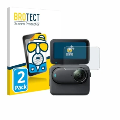 Abbildung von BROTECT Entspiegelungs Schutzfolie für Insta360 Go 3S (2 Stück) Matte Displayschutz Folie, Anti Reflex, Fingerprint
