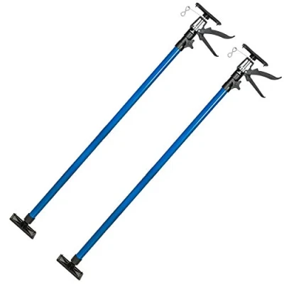 Abbildung von tectake Montageklemme 2 Baustützen 115 bis 290 cm, B: 7,00 L: 18,00 einstellbar
