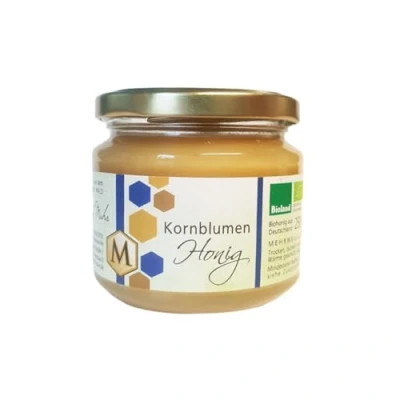 Abbildung von Josef Muhr Bio Kornblumenhonig, Honig direkt vom Imker, 250 g Glas