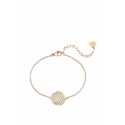 Abbildung von Hey Happiness Flower OF LIFE Armband Rose goldcoloured, Damen, Größe: 40, gold coloured