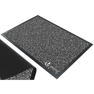 Abbildung von VOUNOT Fußmatte für Haustür Innen und Außen, Schmutzfangmatte Waschbar, Türmatte rutschfest, Anthrazit Schwarz, 90x120cm