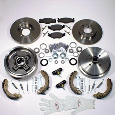 Abbildung von Autoparts Online Set 60002152 Bremsscheiben Bremsen Bremsbeläge vorne Bremstrommeln Backen Zubehör Radzylinder Radlager für hinten