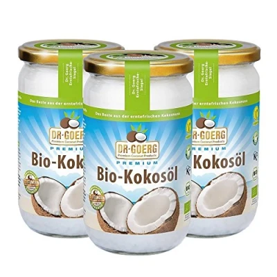 Abbildung von Dr. Goerg Premium Bio Kokosöl, 3er Pack (3 x 1 l)