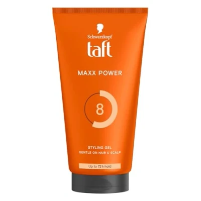 Abbildung von 6x Schwarzkopf Taft Maxx Power Haar Styling Gel N8 150ml