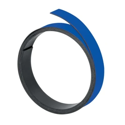 Abbildung von FRANKEN Magnetband, 100 cm x 10 mm, beschriftbar, zuschneidbar, blau, M802 03