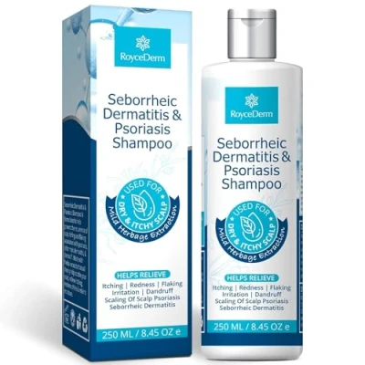 Abbildung von RoyceDerm Seborrhoisches Schuppenflechte kopfhaut Shampoo: Neurodermatitis Anti Schuppen Shampoo bei &amp; Körper Seborrheic Dermatitis