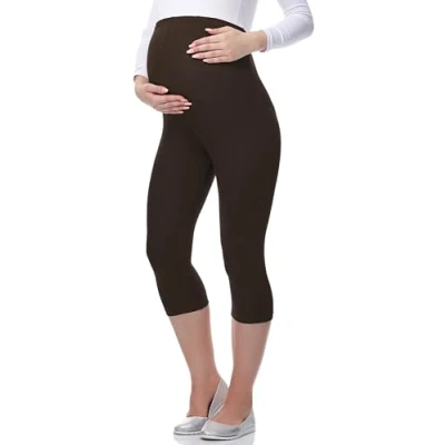 Abbildung von BE Mammy 3/4 Umstandsleggings aus Viskose 03 (Braun, M)