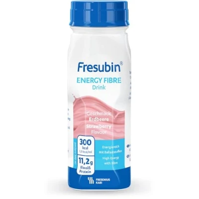 Abbildung von Fresubin energy fibre DRINK Erdbeere, 200 ml Trinknahrung 24 DRINKS