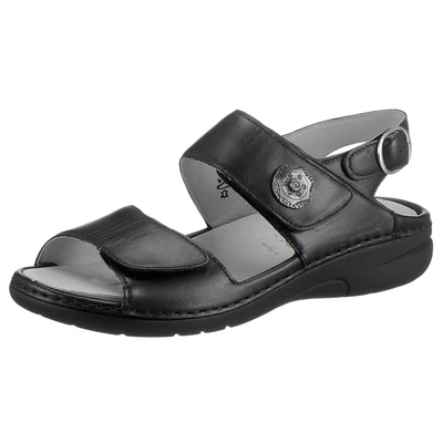 Abbildung von Waldläufer GUNNA Riemchensandale, Sommerschuh, Sandalette, Keilabsatz, mit Klett, Weite G = weit