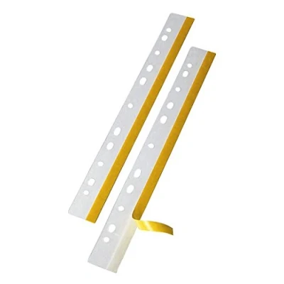 Abbildung von VELOFLEX 2001200 HEFTFIX Heftstreifen, Abheftstreifen, DIN A4, 292 mm, selbstklebend, glasklar, 500 Stück