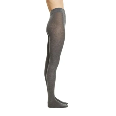 Abbildung von Esprit Plain UNI Strumpfhose, Damen, Größe: 42 44, Light grey melange