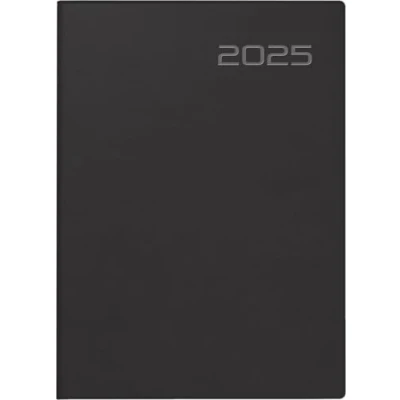 Abbildung von rido/idé Taschenkalender Modell Technik S (2025), 2 Seiten = 1 Woche, A6, 144 Seiten, Balacron Einband, schwarz