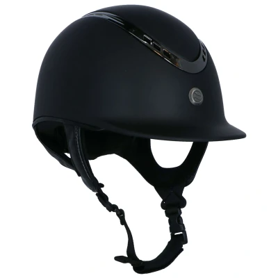 Abbildung von Back on Track Reithelm EQ3 Pardus Smooth Top Schwarz 59 60