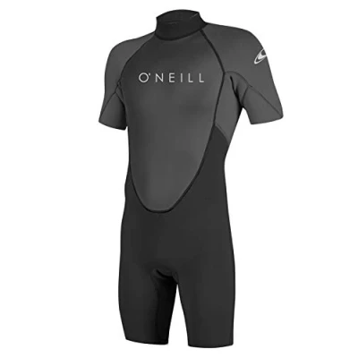 Abbildung von O&#039;Neill Wetsuits Men&#039;s Reactor 2 2mm Back Zip Spring Wetsuit, Black/Graphite, XS