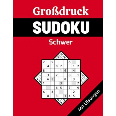 Abbildung von Großdruck Sudoku Schwer: Schwierigen Buch für Erwachsene und Senioren, 120 9x9 schwer Rätsel