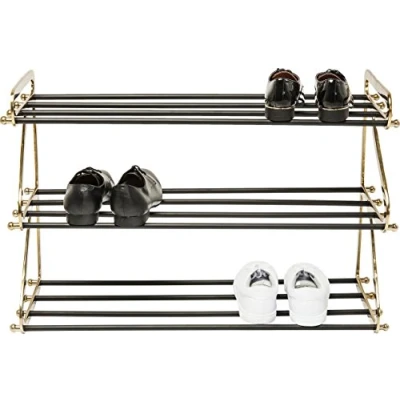 Abbildung von Kare Walk Big Schuhregal, Andere, Gold, 34 x 84 55 cm