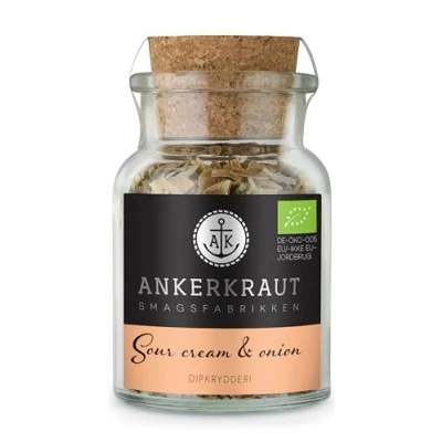 Abbildung von Ankerkraut Sour cream &amp; onion, til enkel tilberedning af dip med løg, ristet løg og hvidløg, 70g i glas korklåg