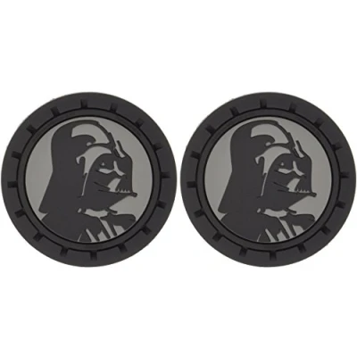 Abbildung von Plasticolor 000673R01 Star Wars Darth Vader Auto LKW SUV Getränkehalter Untersetzer 2 Stück