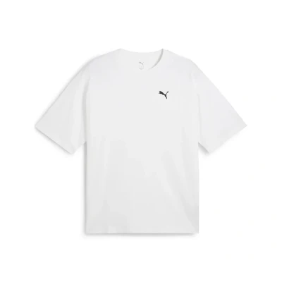 Abbildung von Puma Wardrobe Oversized TEE Tshirt basic, Herren, Größe: Large, White