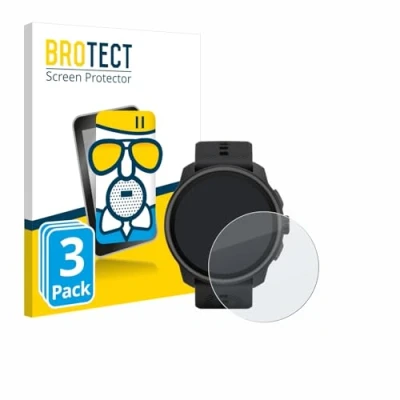 Abbildung von BROTECT Entspiegelungs Schutzglas für Suunto Race S (3 Stück) Schutz Folie Panzerfolie Glas Matt [Extrem Kratzfest 9H, Anti Reflex]