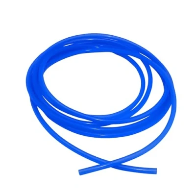 Abbildung von iMeistek Flexibler Silikonschlauch, 8mm ID X 10mm OD 4M Silikonschlauch Wasser Luft Schlauch Rohr für Pumpe Transfer Blau