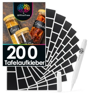 Abbildung von OfficeTree Etiketten Tafelaufkleber, Aufkleber zum beschriften