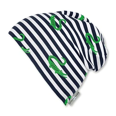 Abbildung von Sterntaler Jungen Slouch 1622032 Beanie Mütze, Blau (Marine 300), Medium (Herstellergröße: 53)