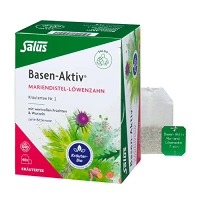 Abbildung von Basen Aktiv Tee Nummer 2 Mariend. löwenzahn Bio Salus