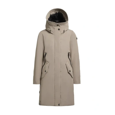 Abbildung von khujo Charlyn Parka, Damen, Größe: Small, Graubeige