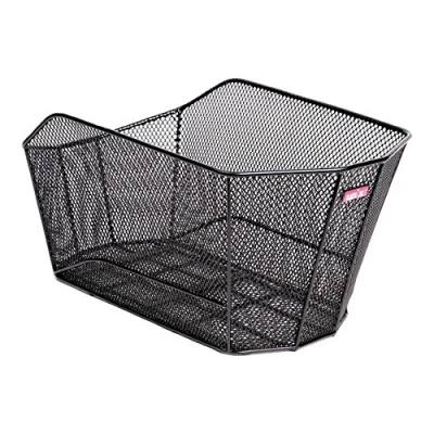 Abbildung von Unix Unisex Erwachsene Verio Farhrradkorb, Schwarz, 50 x 30 25 cm