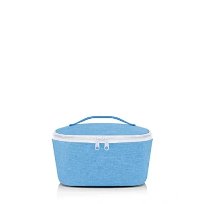 Abbildung von reisenthel coolerbag S Pocket Kühltasche mit Obermaterial aus recycelten PET Flaschen Ideal für das Mittagessen unterwegs, Couleur:Twist Azure