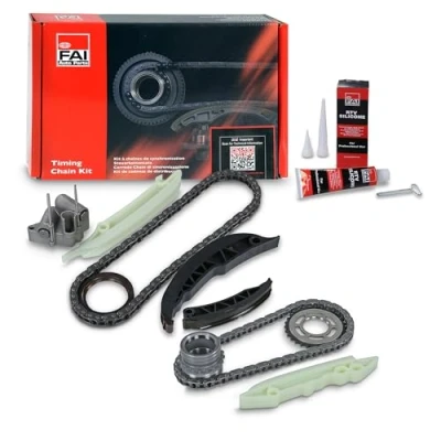 Abbildung von FAI AutoParts TCK74C Steuerkettensatz mit Dichtungen, Zahnrädern Simplex, Bolzenkette BMW: 3 Touring, 5 Limousine