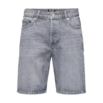 Abbildung von ONLY &amp; SONS Male Jeans Shorts ONSEDGE Mittlere Taille Gerade geschnitten