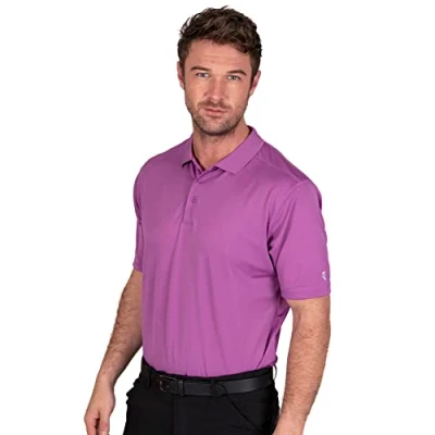 Abbildung von Insel Grün Herren IGTS2086 Micro Pique CoolPass Polo Hemd Mulberry M