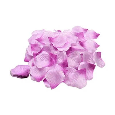 Abbildung von Creativery 100 Stück Rosenblüten (hell lila/hell Orchidee 435) // Rosenblätter Blütenblätter Streudeko Blüten Blätter Tischdecko Hochzeit Party