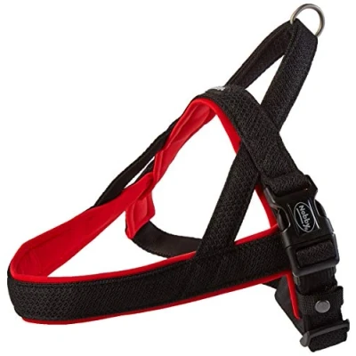 Abbildung von Nobby Norwegergeschirr Mesh Preno, rot L: 50 64 cm + 42 cm, B: 25/35 mm, 1 Stück