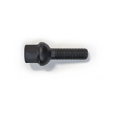 Abbildung von H&amp;R B1253502 Radschrauben M12x1,5, M12 Kugelbund A/G 35 schwarz 10.9 17, 17 mm
