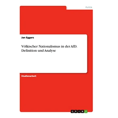 Abbildung von Völkischer Nationalismus in der AfD. Definition und Analyse