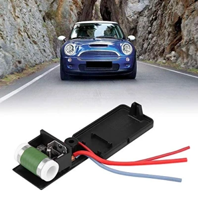 Abbildung von Broco Gebläse Heizung Widerstand 17117541092R Auto Motorkühlung Kühlerlüfter Motor für R50 R52 R53 03 08