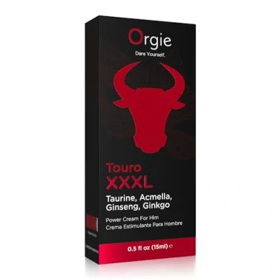 Abbildung von Orgie Stimulationsgel «Touro XXL» Power Cream For Him, Flasche mit 15ml, Massagecreme für mehr Volumen und eine große Erektion