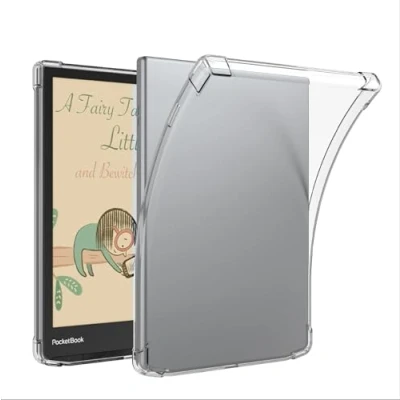 Abbildung von GIOPUEY Hülle für Pocketbook Inkpad 3, Weiche TPU Rückenschale, Dünne Abdeckung, Airbag Schutz, Case Kompatibel mit 3 Transparentes