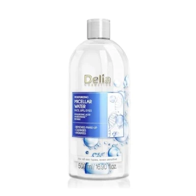 Abbildung von Delia Cosmetics Mizellarwasser Spendet Feuchtigkeit und verbessert die Festigkeit der Haut Gesichtsreiniger Tiefenreinigung, erfrischend HYDROMANIL TM BETAINE 500ml