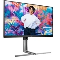 Abbildung von AOC Q27U3CV 27 Zoll QHD Monitor, Lautsprecher, höhenverstellbar, HDR400 (2560x1440, 75 Hz, HDMI, DisplayPort (in/Out), USB C (96 W PD), Hub) schwarz
